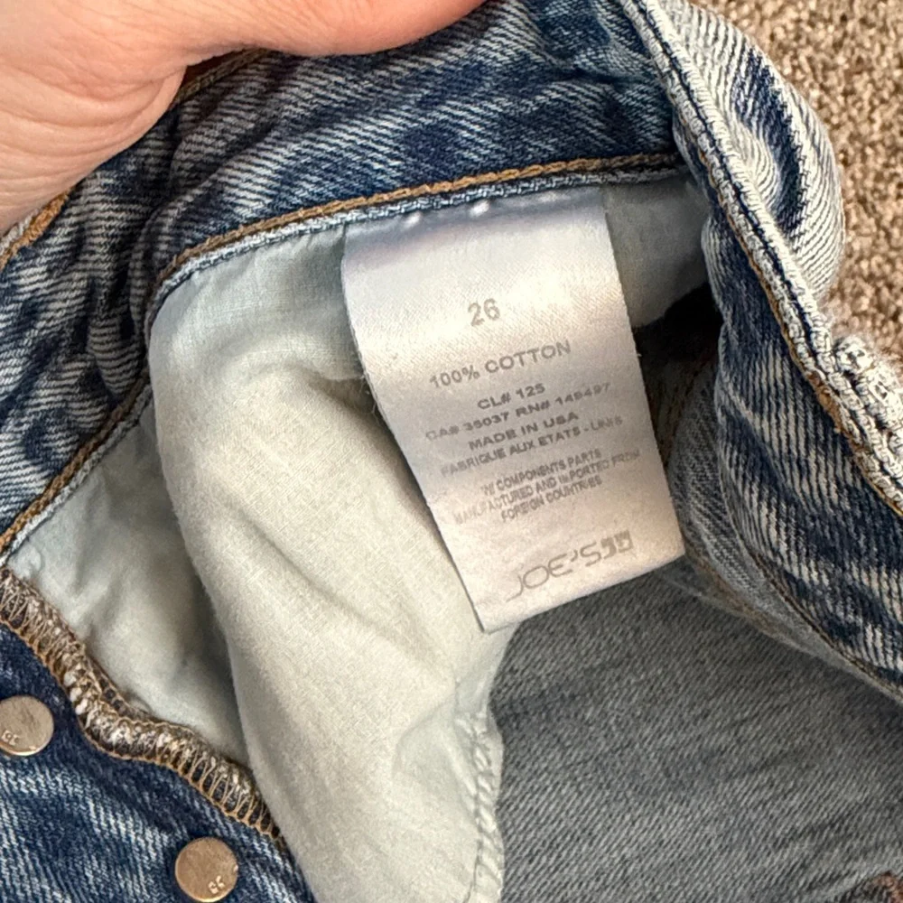 We wore what by joes jeans size 26 straight leg/skinny